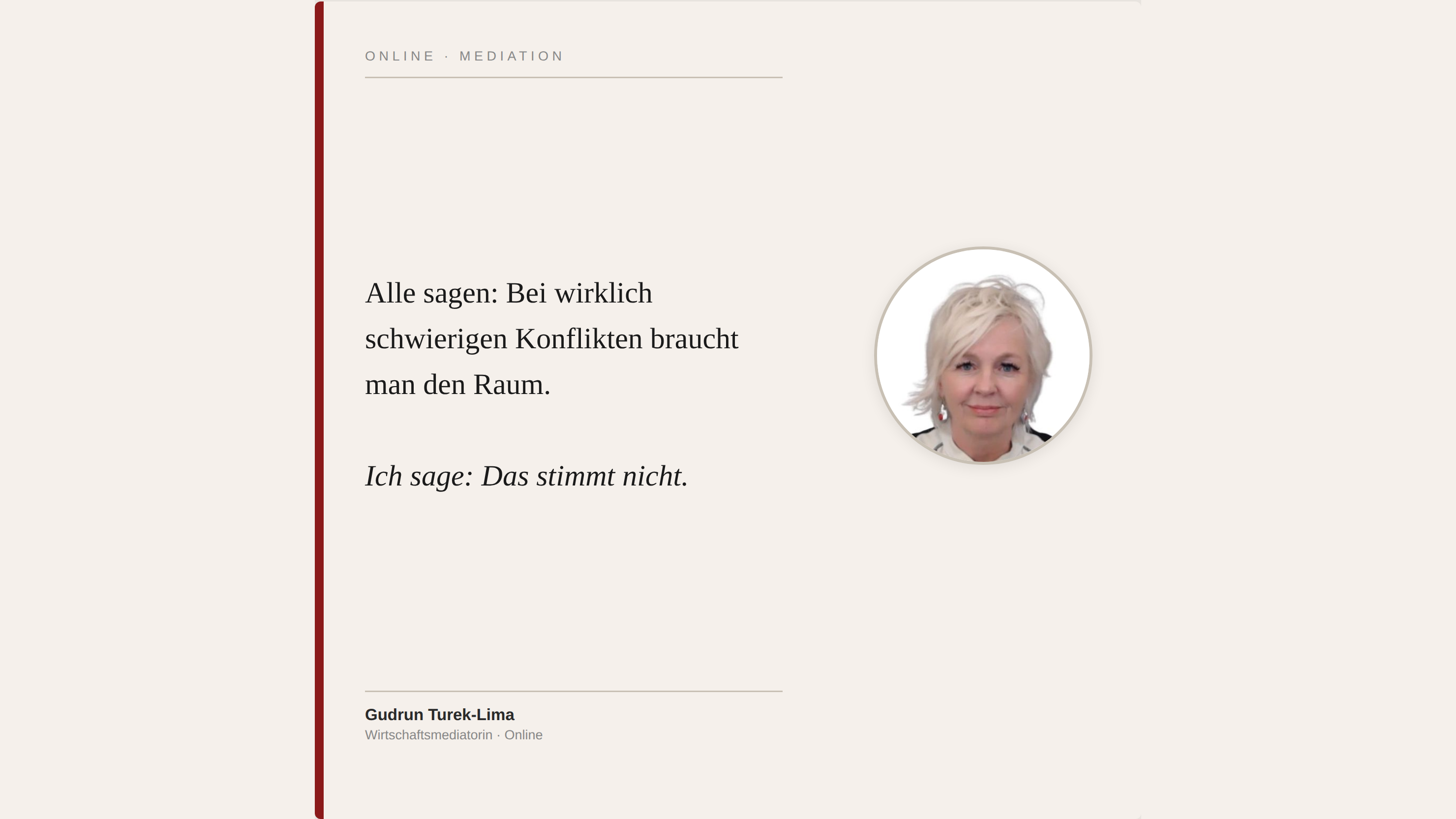 Der Raum löst nichts