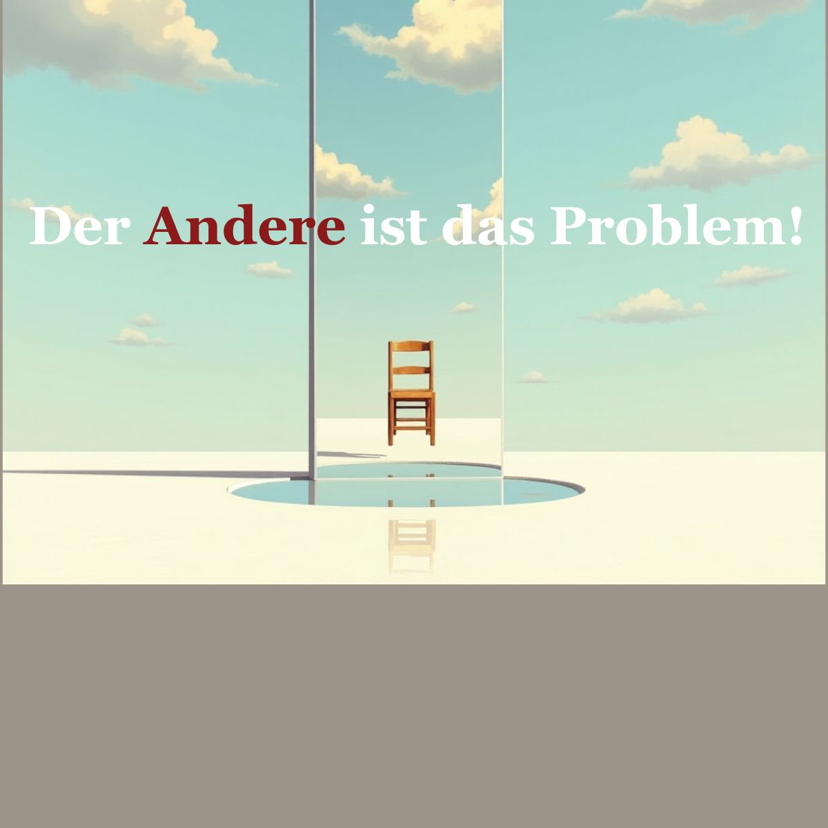 „Der Andere ist das Problem!“
